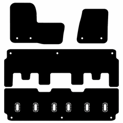 Ford Tourneo Custom Minibus Car Mats (2018-Current Manual)