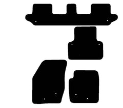 Volvo XC90 2003 - 2014 5 Piece Set With No Clips