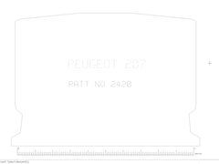 Peugeot 207 2006 - 2013 Van Floor