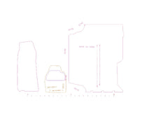 Taxi-LTC TX1 - 3 Piece Set, Driver Luggage And Full Rear