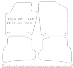 Volkswagen VW Polo 2011 - 2018 LHD