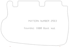 Hyundai I800 2008 - 2019 Boot Mat