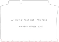 Volkswagen VW Beetle 1999 - 2011 Boot Mat