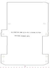 Volkswagen VW Crafter Van MWB 2011 - 2016 Rear Load Area When Plylined