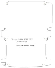 Volkswagen VW T5 Van Rear LWB Single Side Door 2004 - 2015