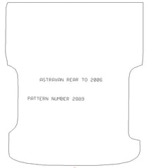 Vauxhall Astra MK4 (G) Van Rear 1998 - 2005