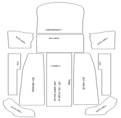 Classic VW Classic Beetle (Post 1967) 1967 - Onward (Full Carpet)