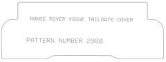 Landrover Range Rover Vogue 2002 - 2012 Tailgate Mat