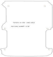 Toyota Hi-Ace 1983 - 2012 Van Rear Section