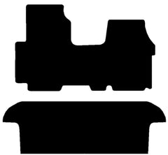 Vauxhall Vivaro 2001 - 2014 1 Piece Front 1 Piece Rear For Bench Seat