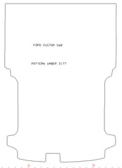 Ford Transit Custom SWB Van 2013 - 2023 Rear Section