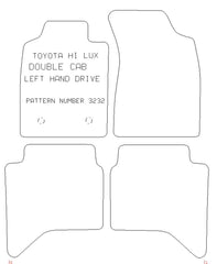 Toyota Hi-Lux (Double Cab) 2011 - 2015 LHD