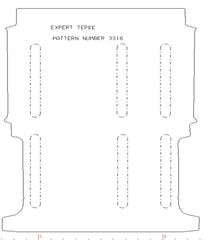 Peugeot Expert Tepee 2007 - 2015 Fully Tailored Rear Section