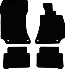 Mercedes E Class 2013 - 2016 With Fixing In Driver & Passenger Mat