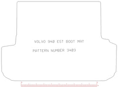 Volvo 940 1990 - 1998  Boot Mat