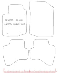 Peugeot 108 2014 - 2021 LHD