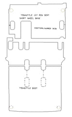 Volkswagen VW T5 Shuttle Rear In 3 Sections SWB 2003 - 2015