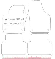Volkswagen VW Tiguan 2007 - 2016 LHD