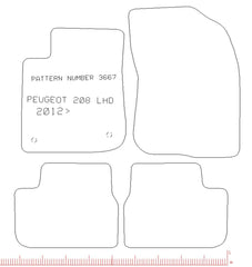 Peugeot 208 2012 - 2020 LHD