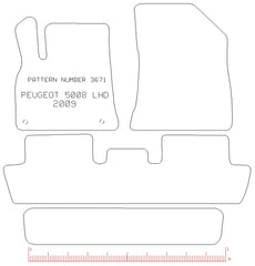 Peugeot 5008 2009 - 2017 LHD