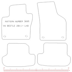 Volkswagen WV Beetle 2012 - 2018 LHD