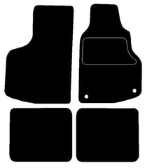 Volkswagen Golf MK1 Convertible 1974-1983 Car Mats With Fixings In Drivers Mat