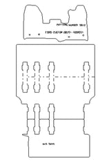 Ford Tourneo Custom SWB 2016 - Onward Full Mat Set