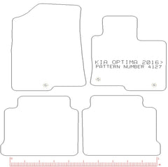 Kia Optima 2016 - 2019 Hook Type Fixing System