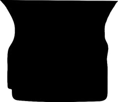 Tesla Model X 2016 - Onward Boot Mat When 7 Seat Set Up