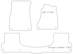 Audi A7 2011 - 2018 With 1 Piece Rear Mat