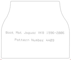 Jaguar XK8 (X100) 1996 - 2006 RHD Boot Mat