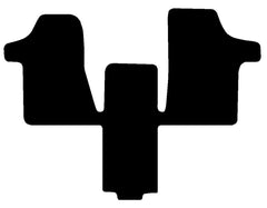 Mercedes Vito MK3 2014 - Onward 1 Piece 2 Seater Version