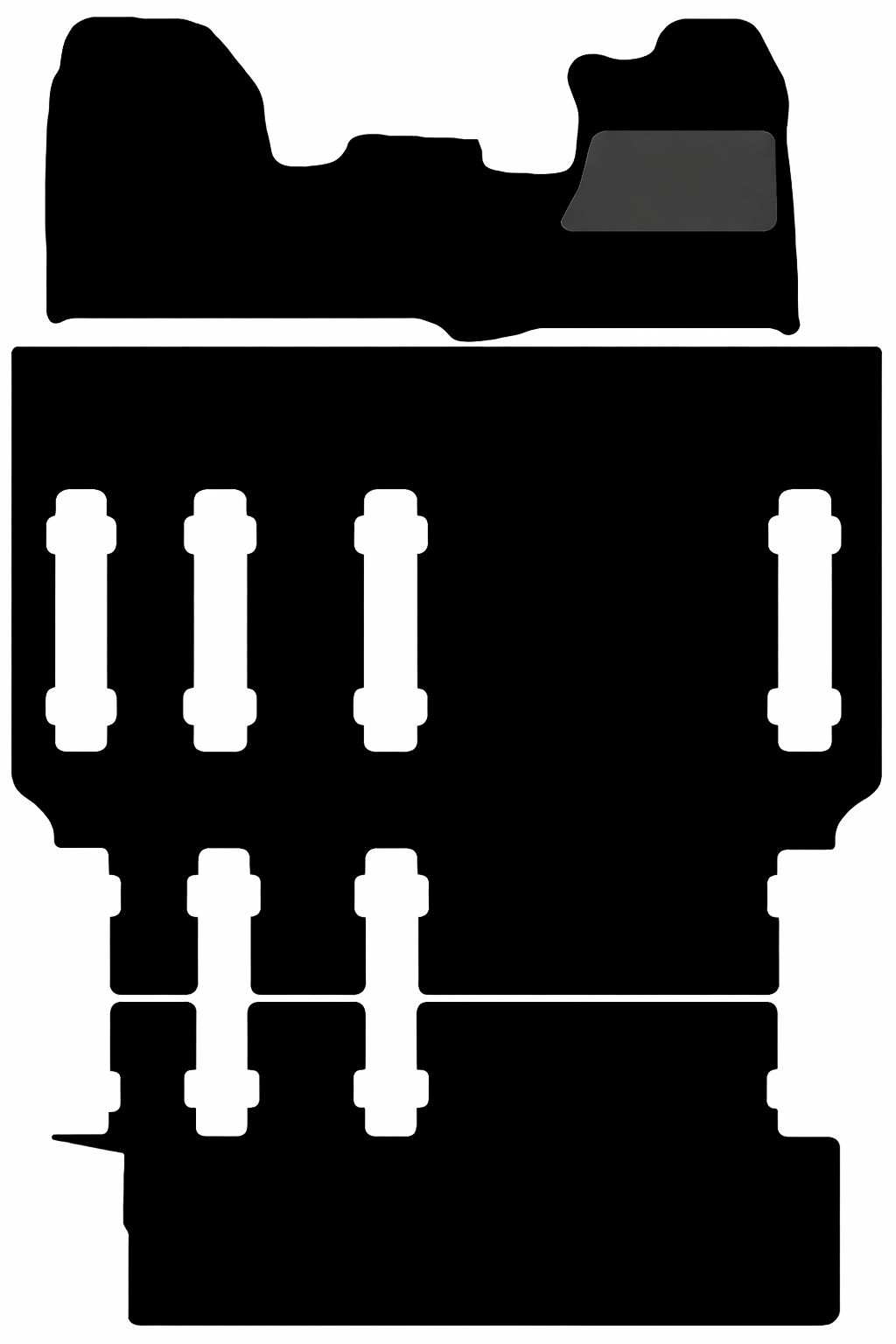 Ford Tourneo Custom SWB Car Mats (2013-2015)