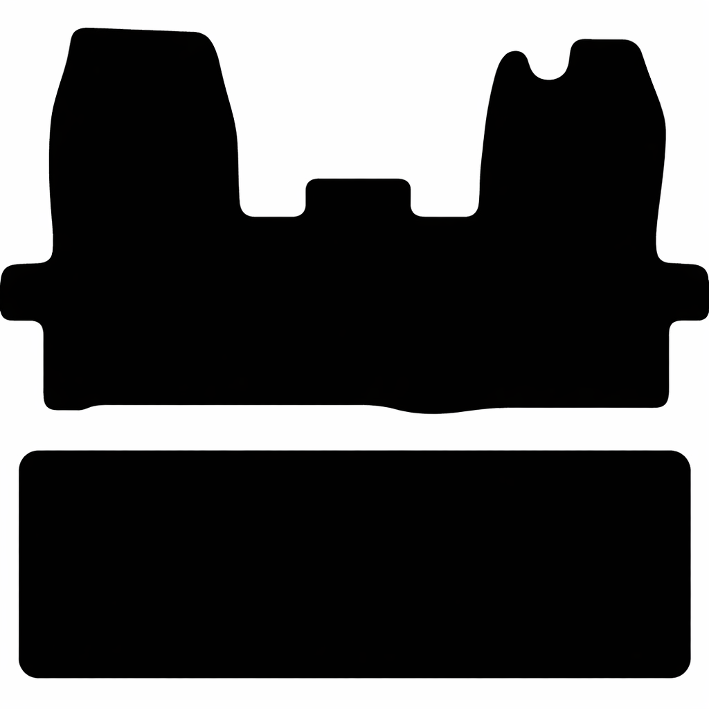 Ford Transit Crew Cab Van Mats (2014-2016) 2 Piece No Fixings