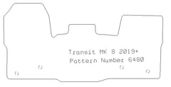 Ford Transit MK9 Manual Gear Box Van 2019 to Present Van Mats