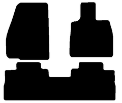Omoda 9 (2025-Latest) Car Mats - 3 Piece Set (1-Piece Rear)