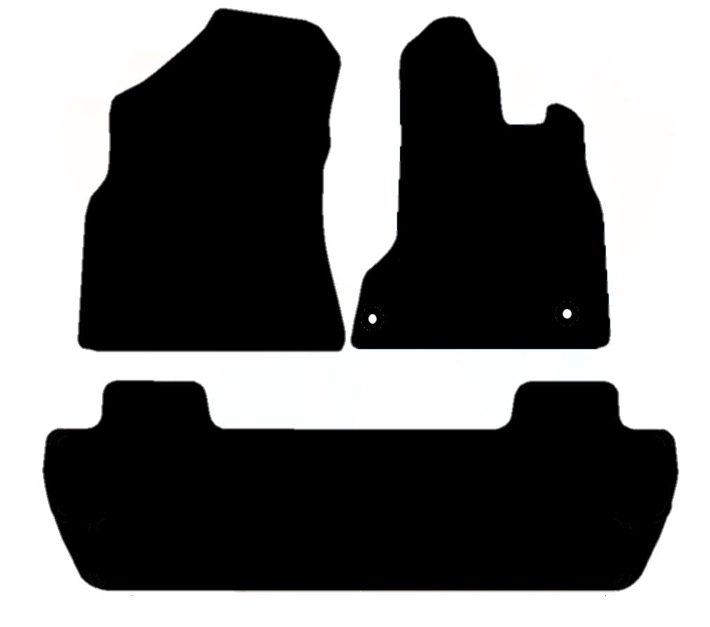Citroen Berlingo Multispace Fits Years 2008 To 2018 This Is A Three Piece Set With Floor Fixing Clips In The Drivers Mat