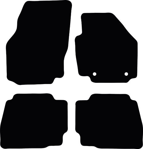 Ford Mondeo 2007-2012 Car Mats with Oval Clip