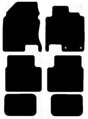 Nissan Qashqai +2 Fits Years 2007 To 2010 This Is A Six Piece Set With Floor Fixing Clips In The Driver Mat