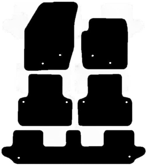 Volvo XC90 2003-2014  5 Piece Set With Clips