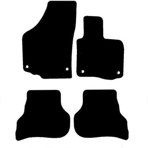 Volkswagen Golf Plus 2005-2008 Car Mats With Oval Clips