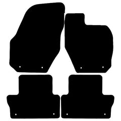 Volvo V60 Manual Fits Years 2010 To 2018 This Is A Four Piece Set  With Floor Fixing Clips In All Four Mats