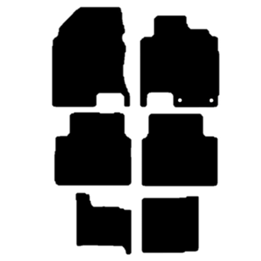 Nissan Qashqai +2 7 Seat 2010-2013 Car Mats
