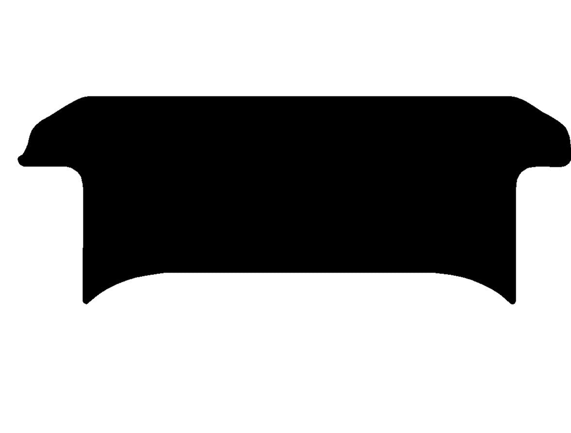 Vauxhall Vivaro 2001-2014  Rear Carpet For Bench Seat Twin Door