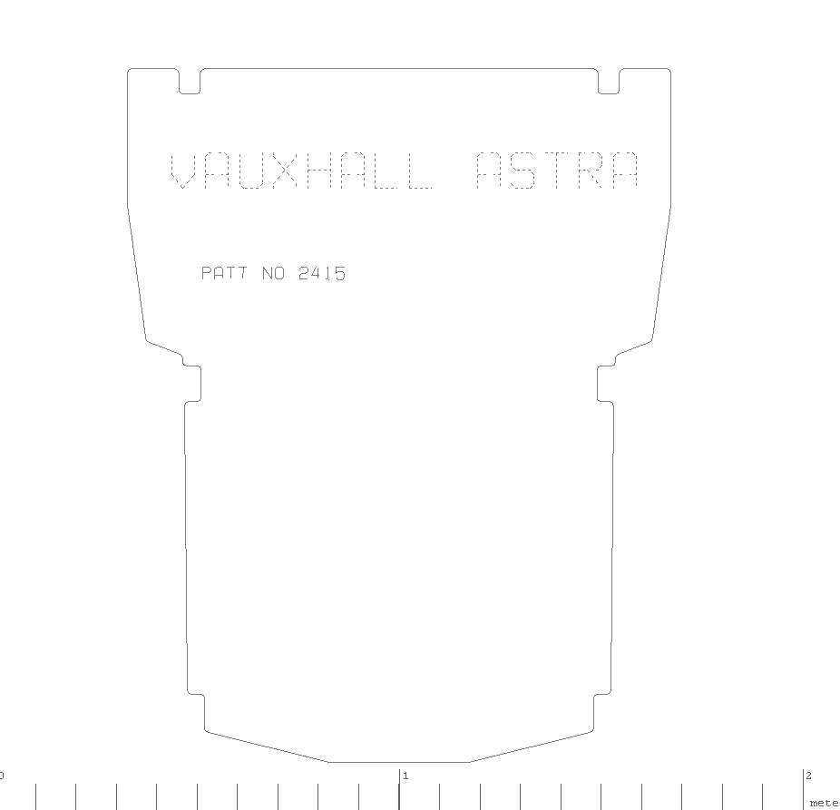 Vauxhall Astra Van 2006-2012  2 Rear Floor