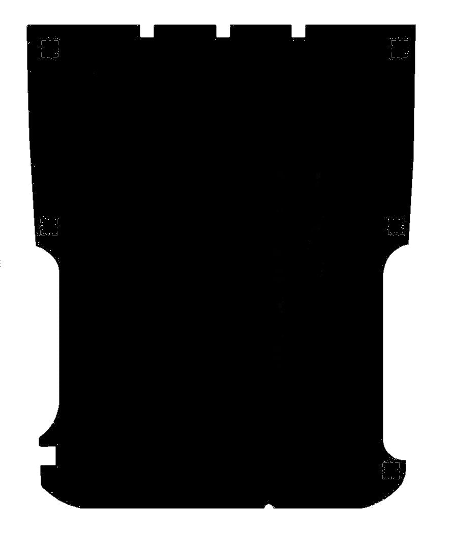 Vauxhall Combo Van 2001-2011 Rear Floor Mat