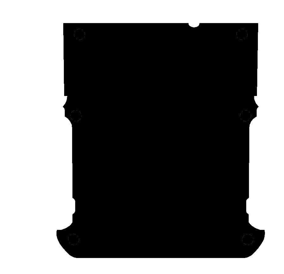 Fiat Doblo Van 2001-2010 Rear Floor Mat