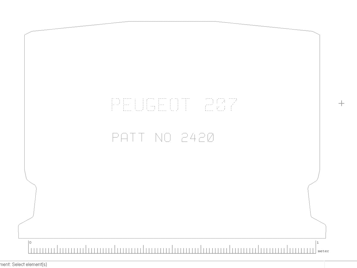 Peugeot 207 2006-2013  Van Floor