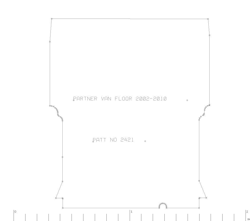 Peugeot Partner Van Rear Floor 2002-2010