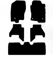 Nissan Pathfinder 7 Seat Version Fits Years 2010 To Present Date This Is A Five Piece Set With Floor Fixing Clips In The Driver Mat And 1X In Passenger Mat